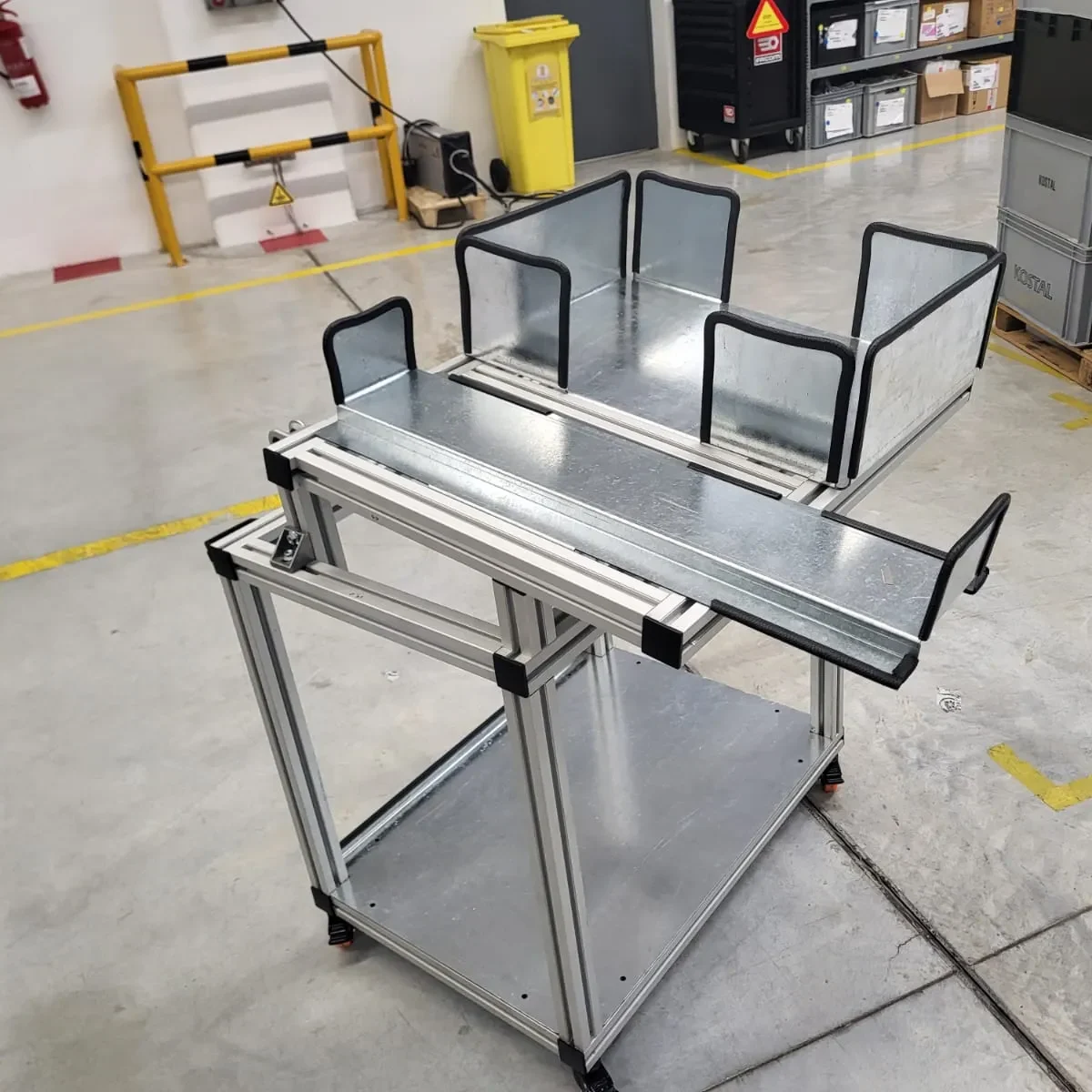 Menuiserie aluminium inox AISI 304/316 sur mesure à Tanger – Finitions brossées polies pour agroalimentaire pharma par 3M Mécanique.